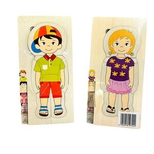 2 Playtive Wooden Body Puzzle 29 Pieces Human Anatomy Montessori Toy HG06947